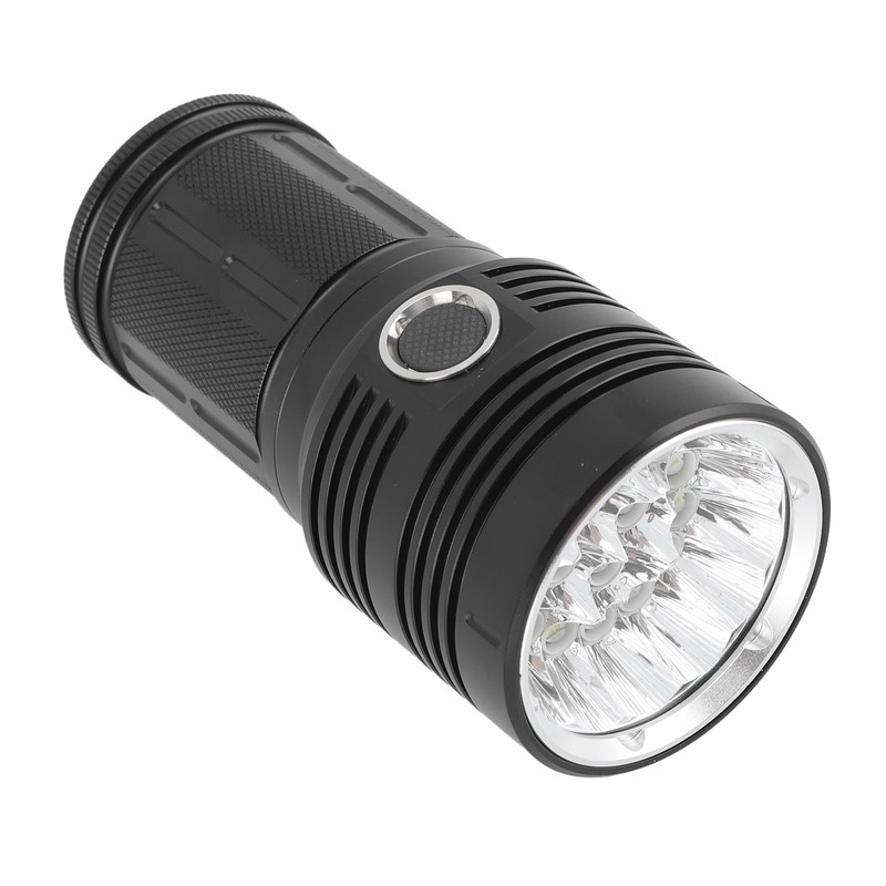 Strong Light Flashlight 10000LM 300‑500 Meters LED 4 Modes Rechargeable