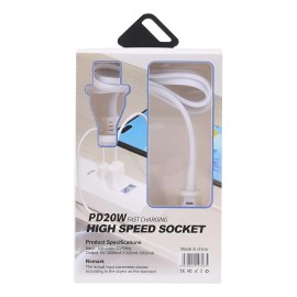 Multicargador Carga Rápida 2 X Usb 2 X Tipo C Tablet Celular