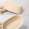 Oval Shaped Banneton Proofing Basket Set, 2Pcs 10 inch Bread