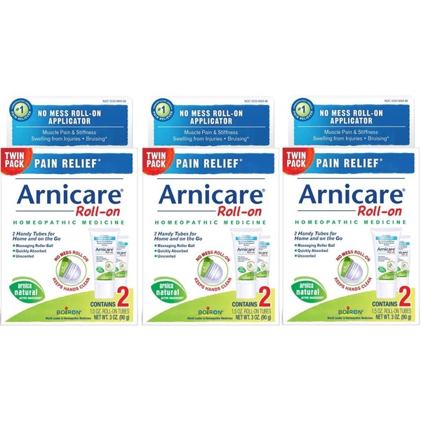 Boiron Arnicare Roll-on, 1.5 Ounce Twin Pack (Pack of 3)