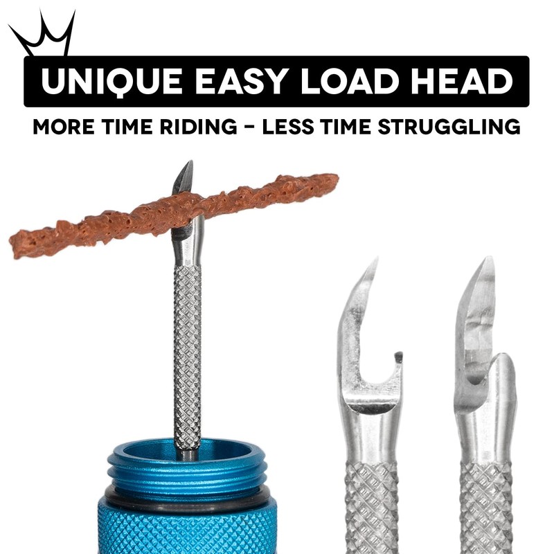 Peaty's Holeshot Tubeless Puncture Plugger Kit, Silver