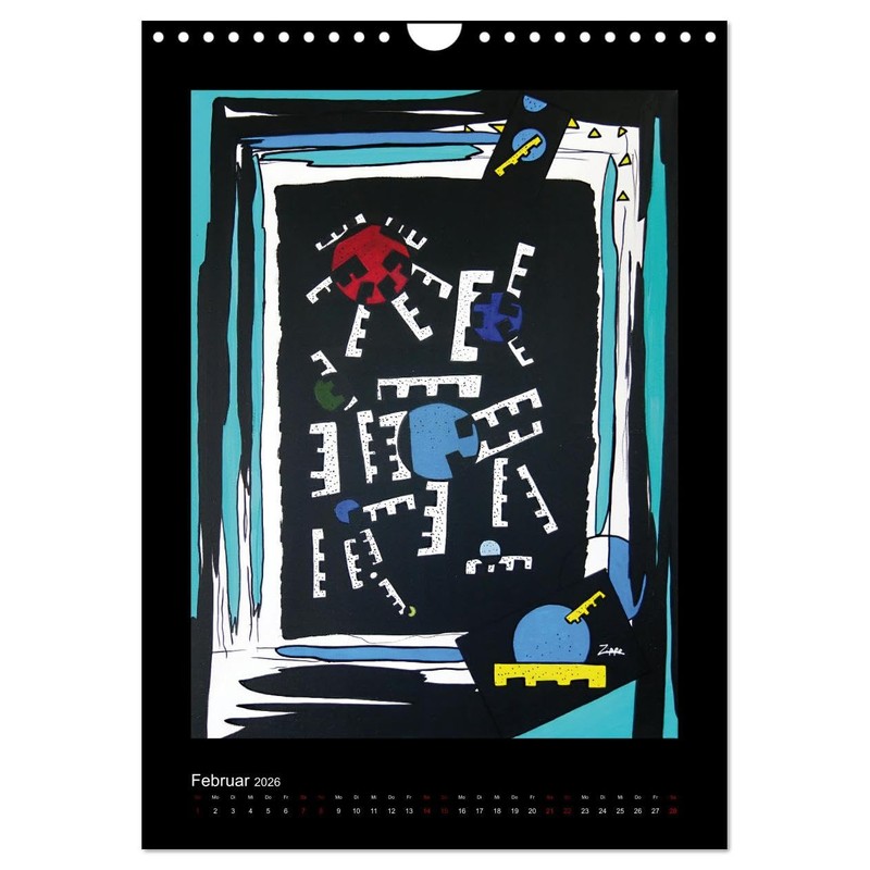 Hommage an große Künstler (Wandkalender 2026 DIN A4 hoch), CALVENDO