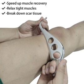 AnTiexi Stainless Steel gua sha Muscle Scraper Massage Tool Scraping Tool iastm Tool for deep Tissue Scraping for myofascial Release