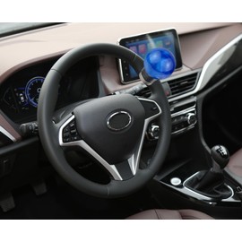 Lunsom Wheel Spinner Knob, Resin Steering Wheel Knob Spinner Steer Wheel Ball Suicide Knob Power Handle Fit for Car Truck SUV Dark Blue