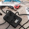MATCHEASY GFCI Power Strip with 4 Outlets, 30mA RCBO Circuit