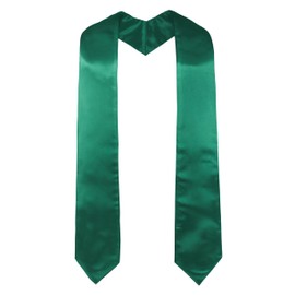 GraduatePro Graduation Stole Church Priest Choir Steel Adult Unisex University 16 Colours, emerald green