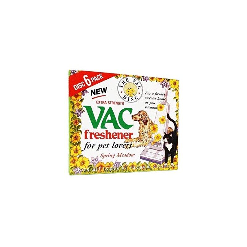 FIND A SPARE 6 Pack Vac Fresheners Spring Meadow Extra