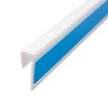 Outwater Plastic J Channel Fits Material 3/16 Inch Thick White