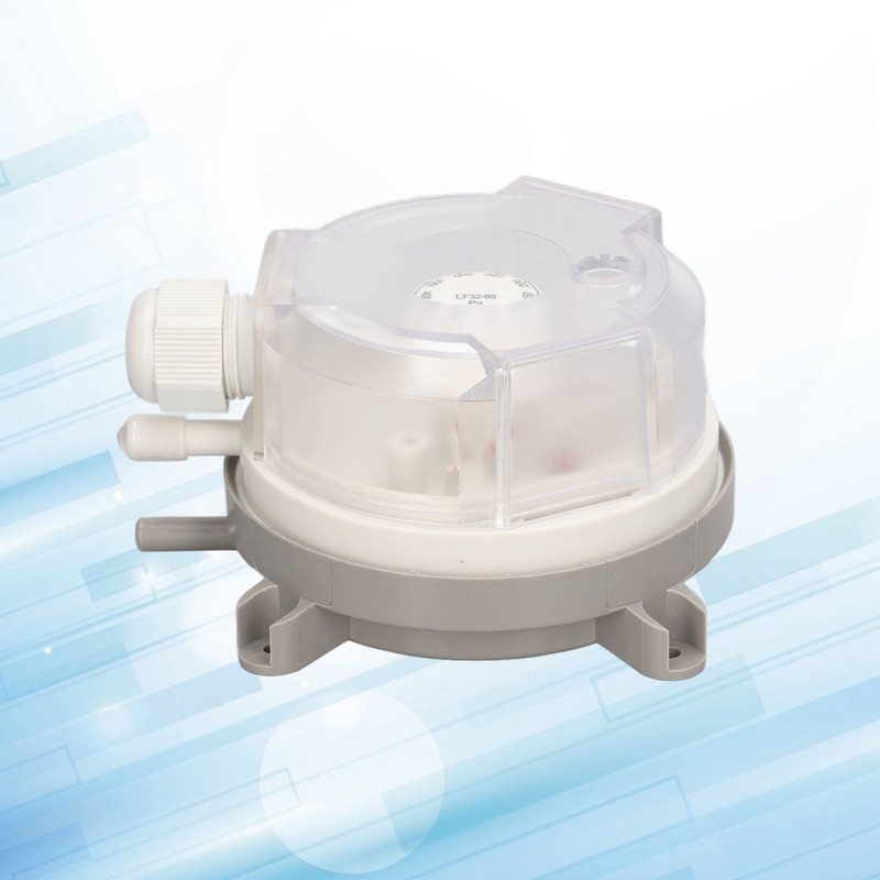 Pressure Differential Switch 50‑500pa Waterproof Heating Ventilation Furnace Vent Air