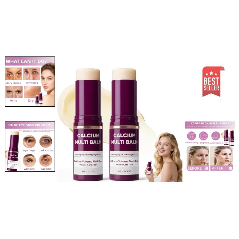 Multi-Benefit Calcium Balm Stick – Hydrate, Firm & Reduce Wrinkles