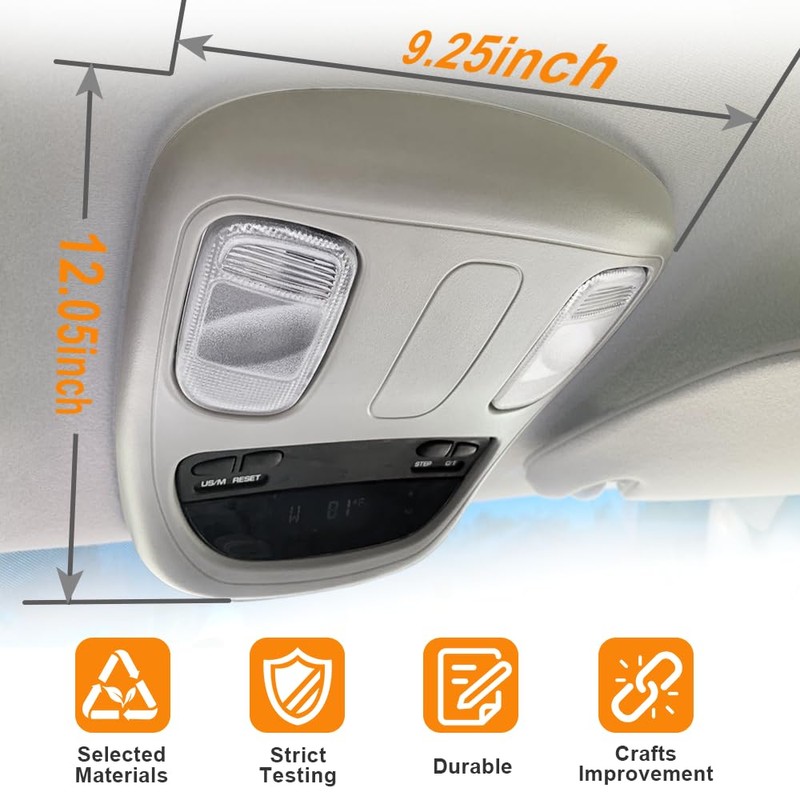 zixixvan Overhead Console for Dodge Ram 1500 2500 3500 (2002-2010),