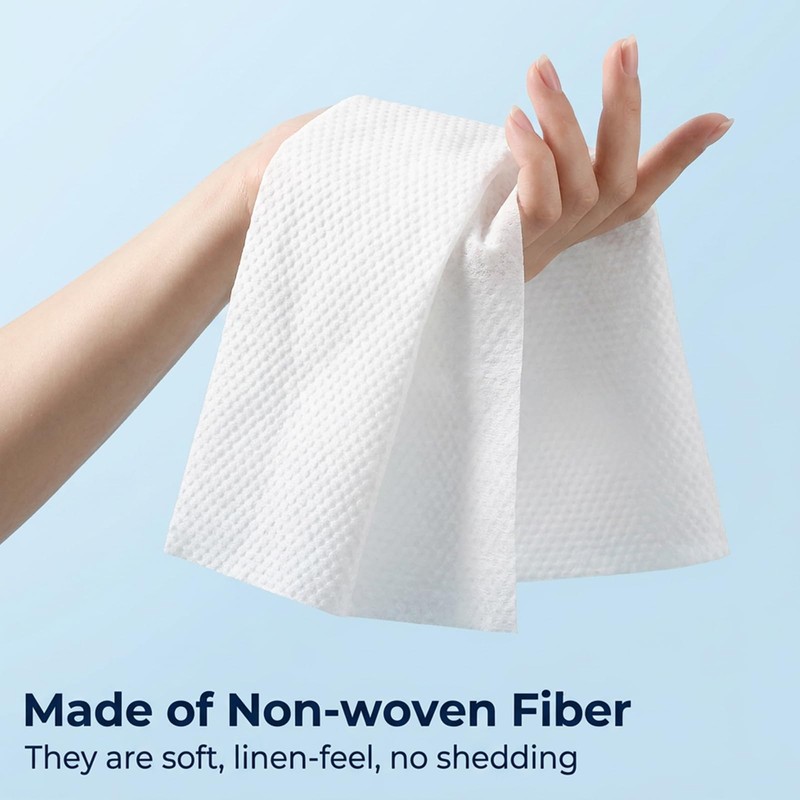 Sibba 100 Count Disposable Hair Drying Towels Bath Hair Towels,