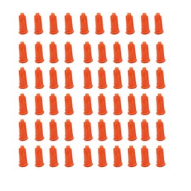 100 Pcs Plastic Syringe Tip Caps for Crafts, Industrial Work (Type 1)