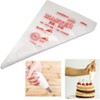 SelfTek 100Pcs Disposable Icing Piping Pastry Bags, Frosting Bag Cake
