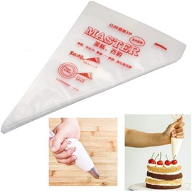SelfTek 100Pcs Disposable Icing Piping Pastry Bags, Frosting Bag Cake Cupcake Cookies Decorating Bags for Icing and Frosting