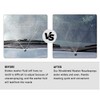 2PCS Front Windshield Washer Nozzle with Washers,Adjustable Fan Shape Spray