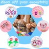 Pony Beads Bulk 1200 pcs Golden Plastic Beads Bulk for