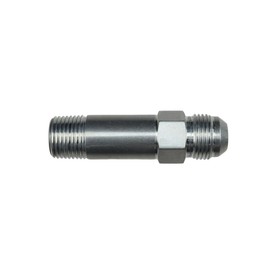 Straight -10AN Flare Male to 1/2"NPT Pipe Turbo Drain Adapter Fitting 10 an Bare Aluminum, AN816-10-08XL