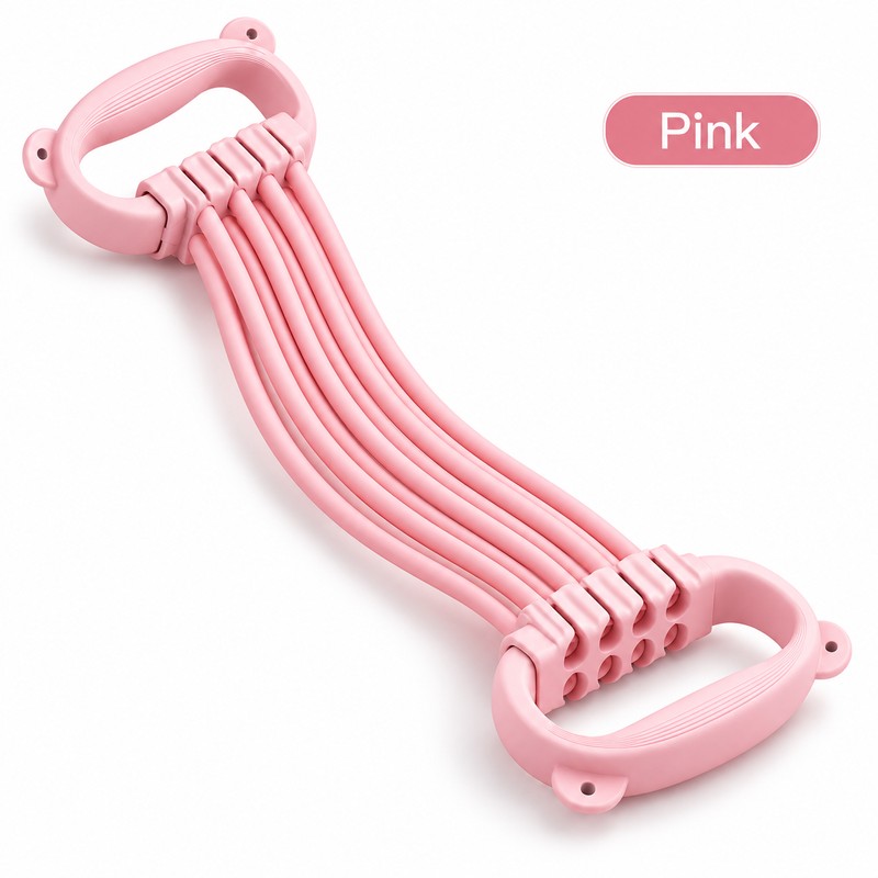 6-Rope Yoga Stretch Strap for Flexibility Practice – Adjustable Elastic