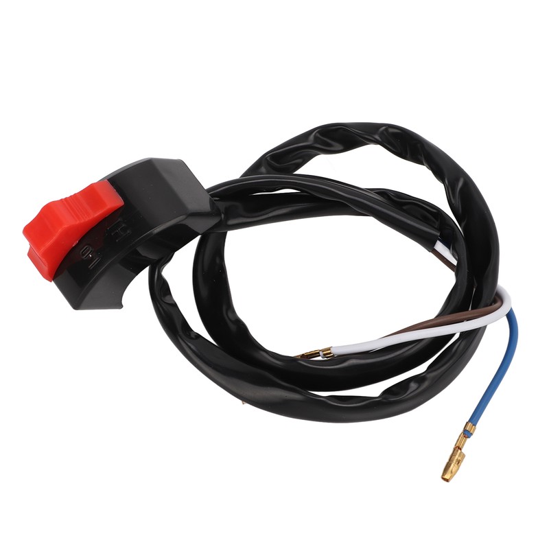 Motorcycle Headlight Dimmer Switch Left 35250‑126‑701 3 Wires ABS Replacement