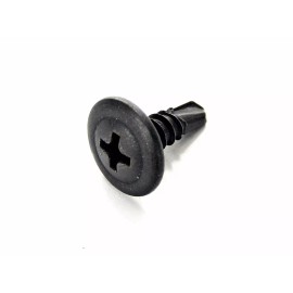 SFS GM Black Wheel Well Trim Molding Screws- Self Tap Low Profile- 25 screws- #236