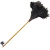 Redecker Ostrich-Feather Duster with Waxed Beechwood Handle, 43-3/8-Inches