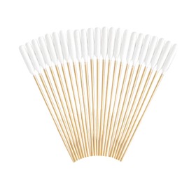 Quanzhou Chenchenchen E-Commerce Co.,Ltd 6 Inch Long Cotton Swabs for Dogs CatSmall Pet Ears Cleaning, Pet Cotton Ear Buds Swabs,Ear Cleaning Swabs with Bamboo Handle,Apply for Daily Ear Cleaning Removes Wax, Dirt (100pcs)