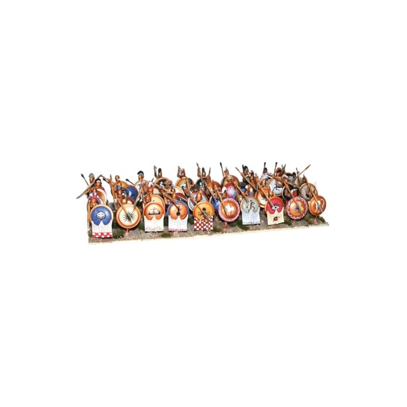 Classical Greek Phalanx - 28mm Scale Plastic Miniatures for Hail