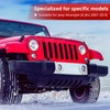 AggAuto Grill Mesh Insert Compatible With Jeep Wrangler JK JKU