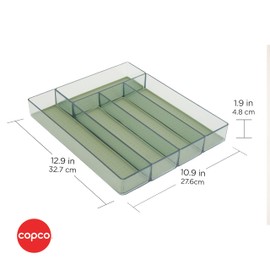 Copco 5 Compartment Drawer Organizer, Flatware, Cosmetics, Office or Craft Room