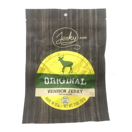 Jerky.com's Original Venison Jerky - The Best Wild Game Deer Jerky on the Market - 100% Whole Muscle Venison - No Added Preservatives, No Added Nitrates and No Added MSG - 1.75 oz.