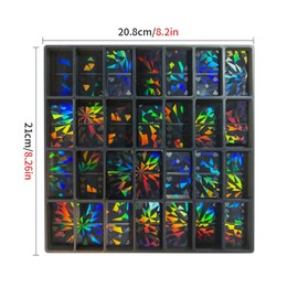 Gasusen Holographic Domino Resin Mold, Silicone Dominoes Mold, Domino Game Molds for Epoxy Resin Casting Jewelry Making DIY Craft, Black