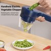 4 in 1 Vegetable Chopper, Cordless Mini Chopper Handheld Electric