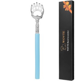 Grandchild Egg Hand, Christmas Gift, WOVTE Extendable, Mobile Phone, Extendable, Stainless Steel, Reaches Itchy Places, Extendable, Approx. 22.8 inches (58 cm) (Blue)