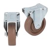 Nylon Caster 4in Fixed Plate Caster Wheel Heat Resistant for