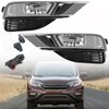 SEBLAFF 2-Pack Clear Lens Front Bumper Driving Fog Light Assembly