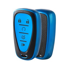 ELOHEI for Key Fob Cover Case Shell Cover TPU Protector Holder for 2020 2019 2018 2017 2016 Malibu Camaro Cruze Traverse Spark Equinox Sonic Volt Bolt(5 Buttons)