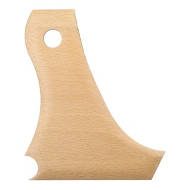 HARFINGTON Pottery Ribs Trimming Tools Pottery Profile Rib Wooden Foot Shaper Bundle Foot Shaper Texture Rib Beech Wood for Carving Ceramics Clay