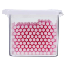 Henry Schein Bendable Micro Applicator, Fine Tip, Disposable, Bendable Neck for Precision Application - Latex-Free Microbrush Swabs for Dental, Medical, and Cosmetic Use - Pink, Pack of 1