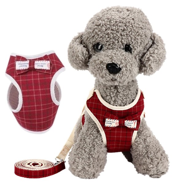 1 Pcs Anti-Zug-Leine, reflektierendes Step-In Welpengeschirr, gepolsterte Weste, weiches Mesh,