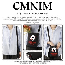 CMNIM Horror Movie Merchandise Gifts Michael Butcher Shop Always Fresh Crossbody Bag TV Show Inspired Horror Gifts for Fan (Michael Butcher Crossbody Bag)