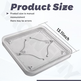 FG701S Universal Bathroom Exhaust Upgrade Grille Cover Compatible with Bro-an Nu-Tone Ventilation Fans