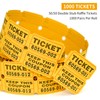 L LIKED Raffle Tickets with Consecutive Serial Numbers, 1000 per