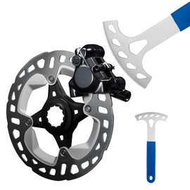 PZJFH Bike Disc Brake Pad Spreader, Bicycle Brake Pads Regulator Corrector,Bicycle Brake Disc Correction Spanner,Brake Rotor Caliper Spanner Repair Tool,Cycling Disc Brake Accessory Bike Maintenance