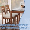 BUYUE Thickened 2.5" Dining Chair Cushions Set of 4, U-Shape