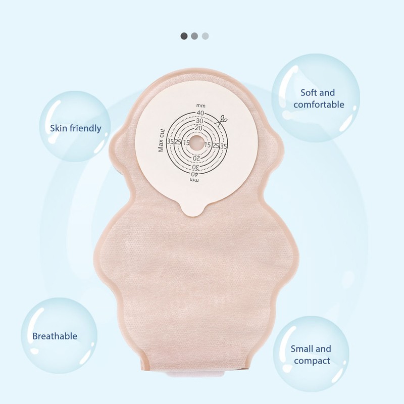 10pcs Children Ostomy Bag Odor Control Disposable Comfortable Disposable Colostomy