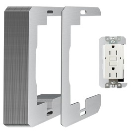 30 Pcs Wall Plate Spacer, Metal Single Gang Flush Fit Device Leveling Plates- Receptacle Spacers Shims Leveler for Wall Outlet Repair And Loose Electrical Outlet Switch Fix