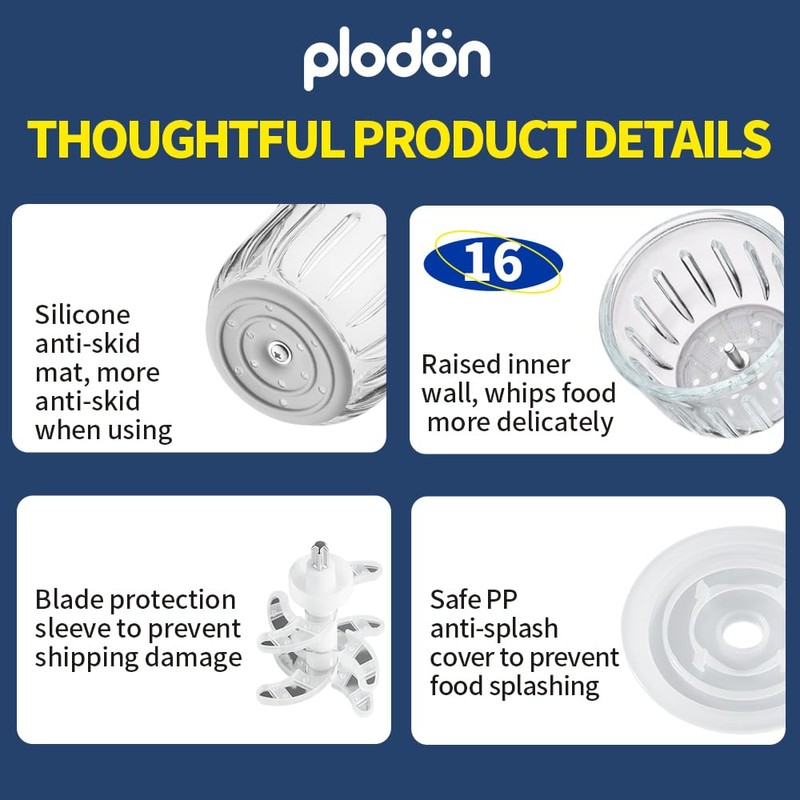 Plodon Baby Food Maker Mini Cute and Small Food Processor