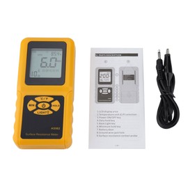SMART SENSOR AS982 LCD Display Surface Resistance Meter Handheld Earth Resistance Tester