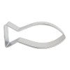 Birkmann 1010723310 Christ Fish Cookie Cutter, 3-Inch, Grey Plastic, 5